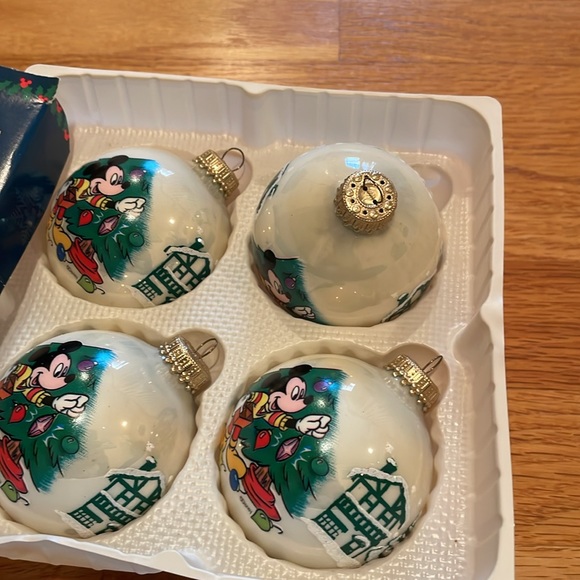 PRE XMAS SALE Glass Mickey Mouse Ornaments - Picture 8 of 8